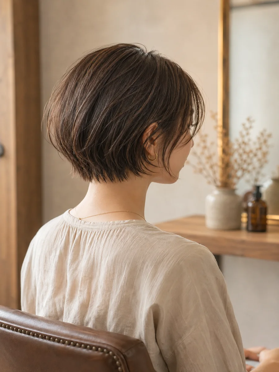 夏のショートボブ